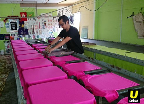 kerja cetak baju t-shirt senawang seremban negeri sembilan